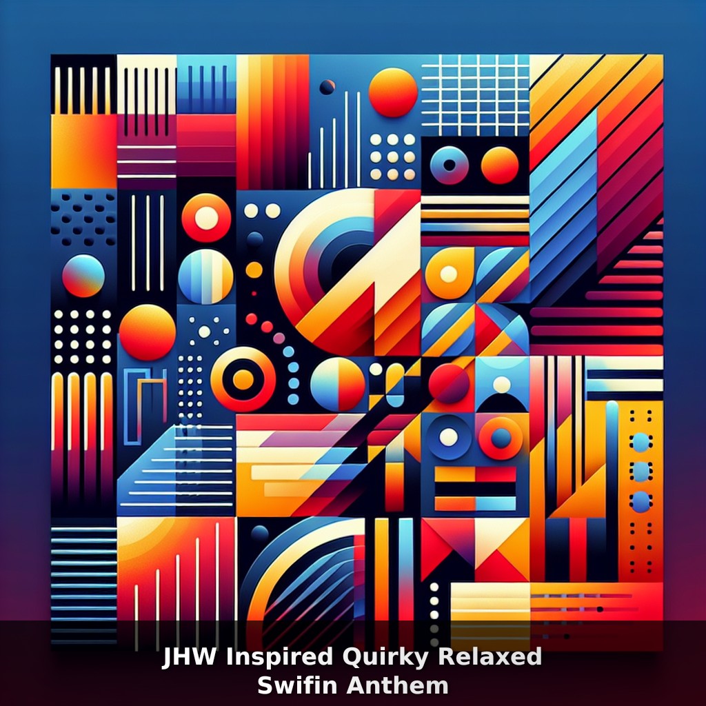 054 JHW Inspired Quirky Relaxed Swifin Anthem