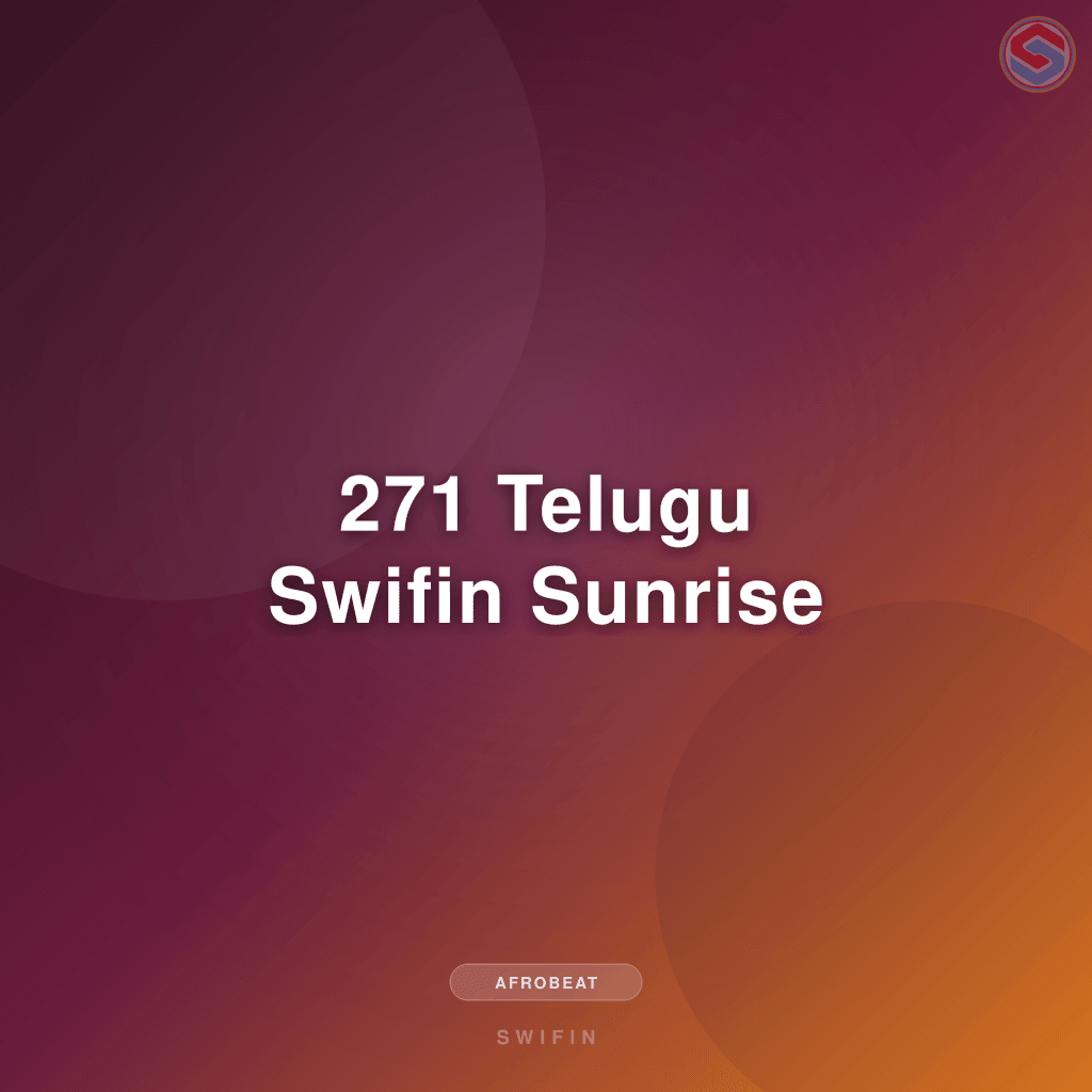 271 Telugu Swifin Sunrise