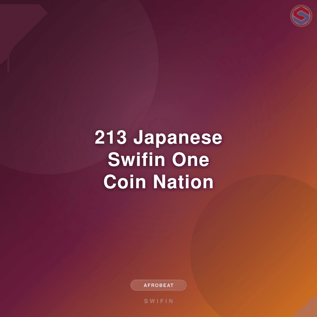 213 Japanese Swifin One Coin Nation