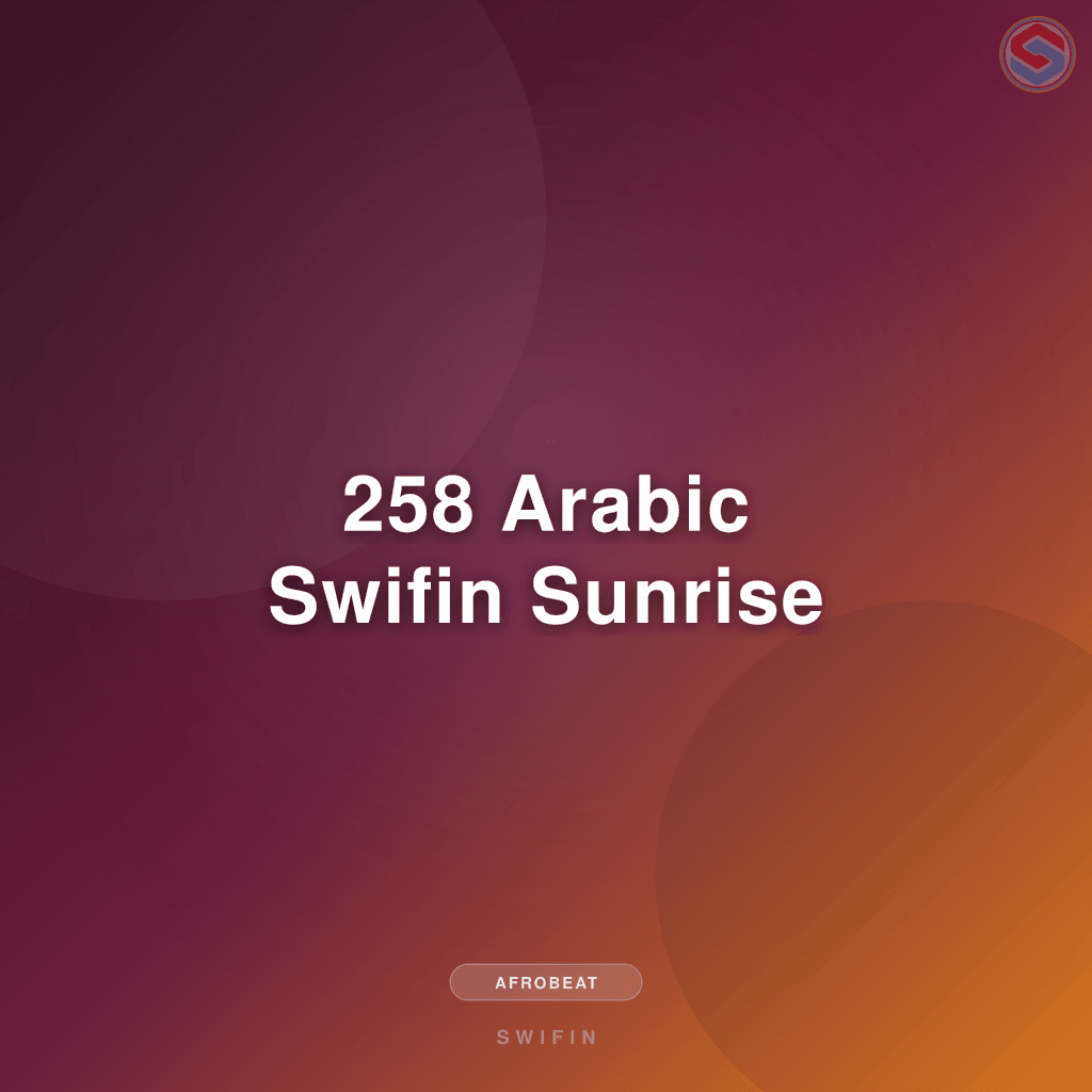 258 Arabic Swifin Sunrise