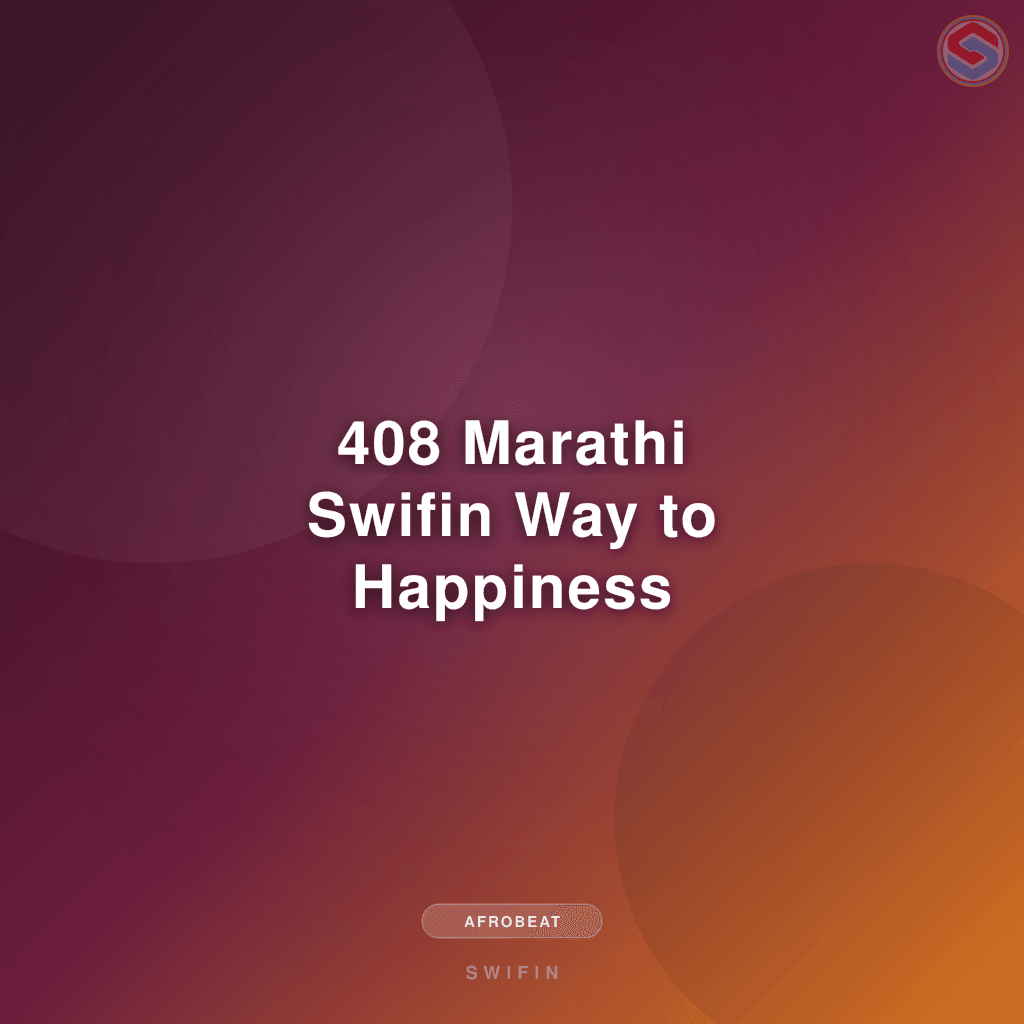 408 Marathi Swifin Way to Happiness