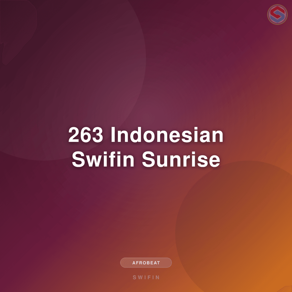 263 Indonesian Swifin Sunrise